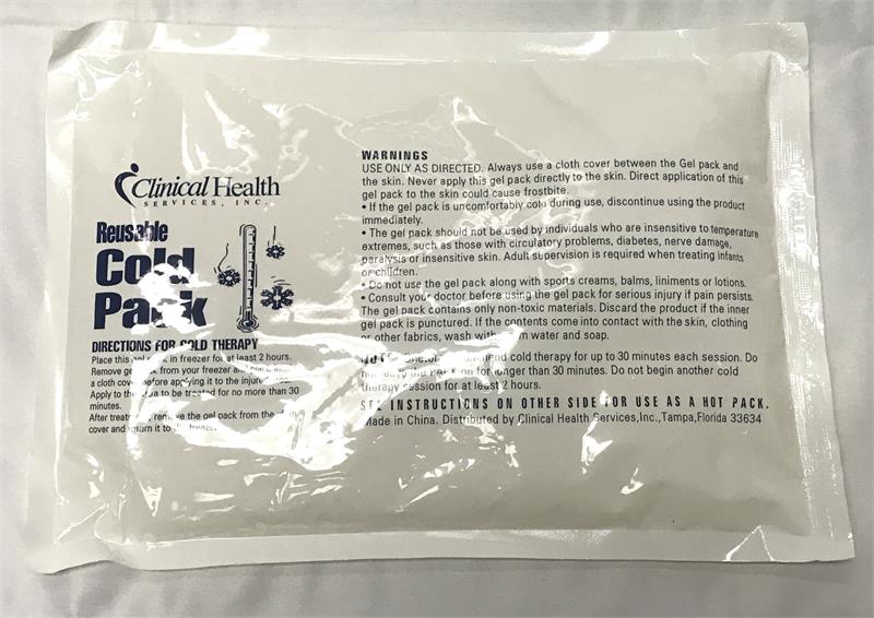 Hot and Cold pack 5" x 10" with reusable sleeve