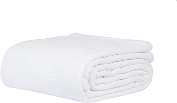 Snag Free Thermal Blanket 66” x 90” White