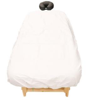 T200 Percale Fitted Sheet 35" x 75" x 5″ White